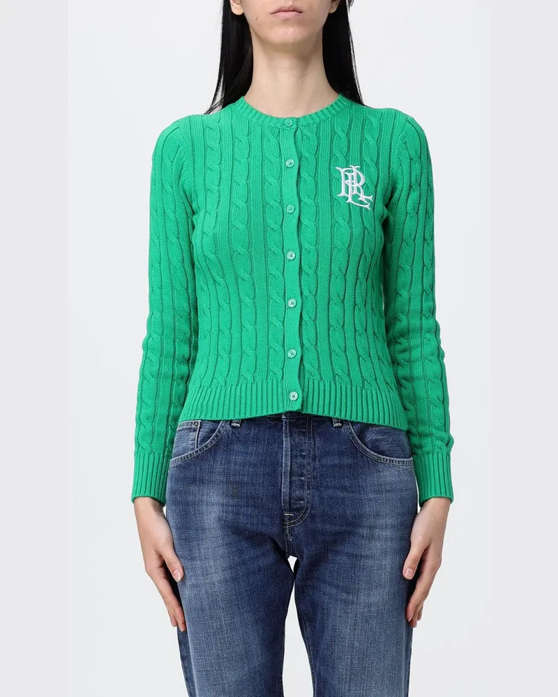 Ralph Lauren Rundhals-Cardigan Grün