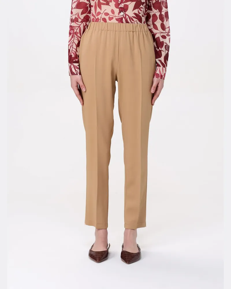 forte_forte Hose damen Beige