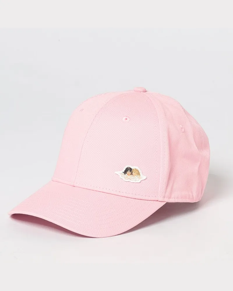 Fiorucci Baseballkappe aus Baumwolle mit festem Schirm und appliziertem Logo Pink