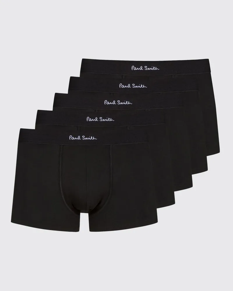 Paul Smith 5er-Set Baumwoll-Boxershorts Schwarz