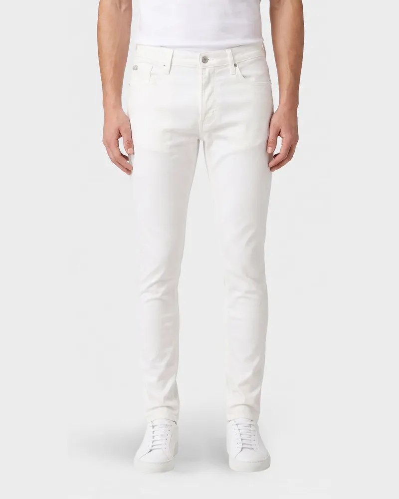 Emporio Armani J06 Hose aus Stretch-Baumwollgabardine Ice