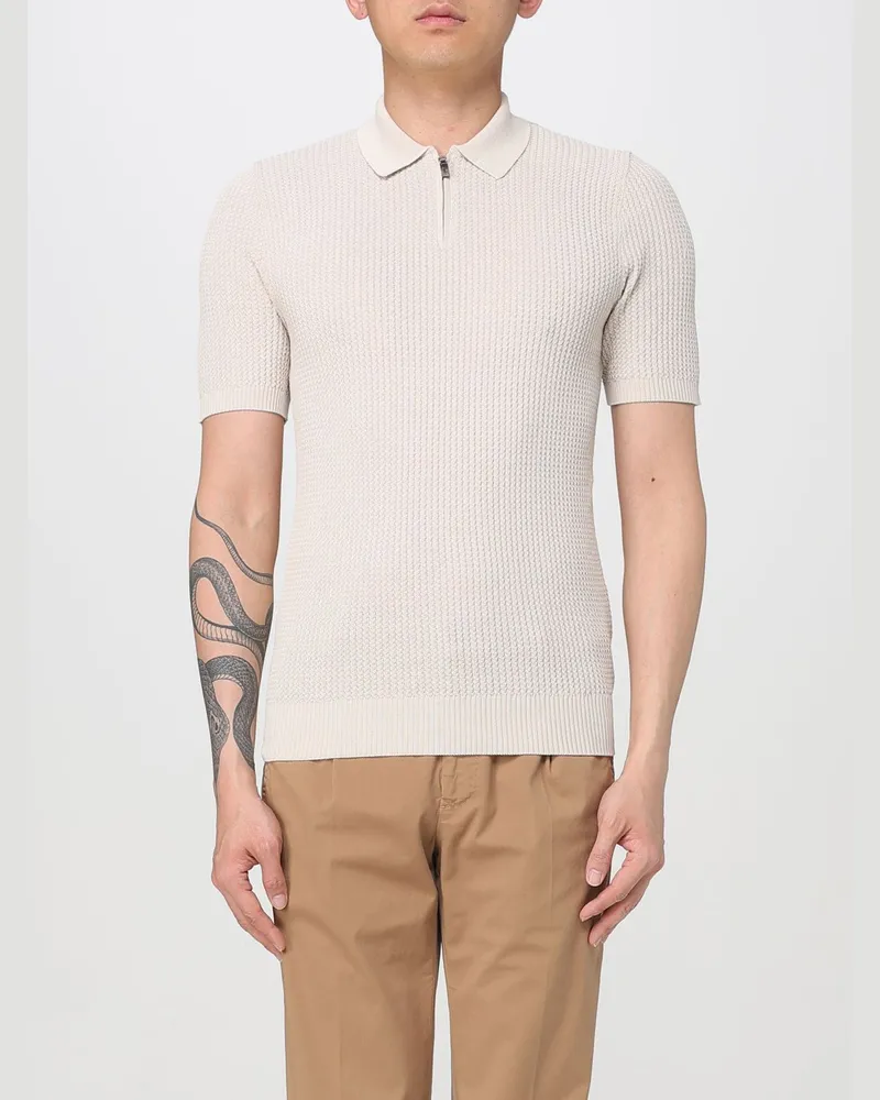 Eleventy Polo herren Sand