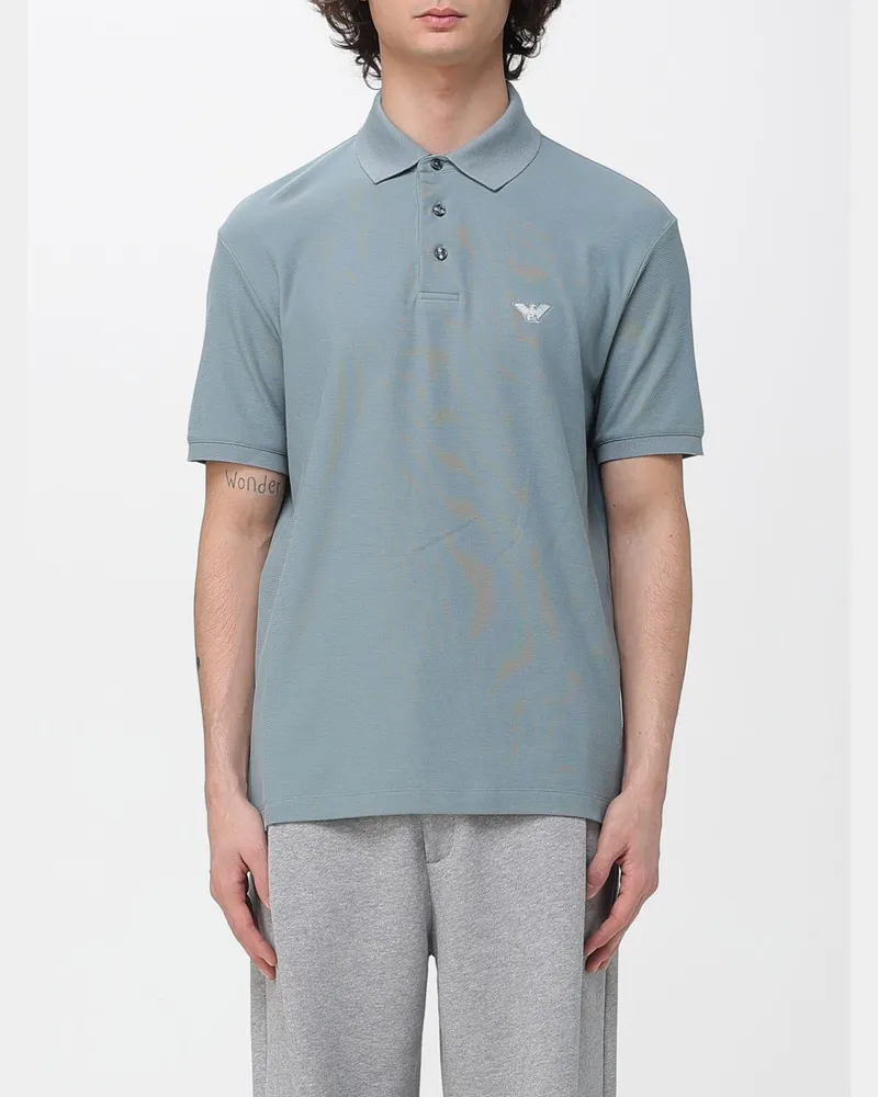 Emporio Armani Polo herren Hellblau