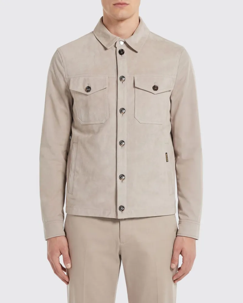 MOORER Jacke herren Braun