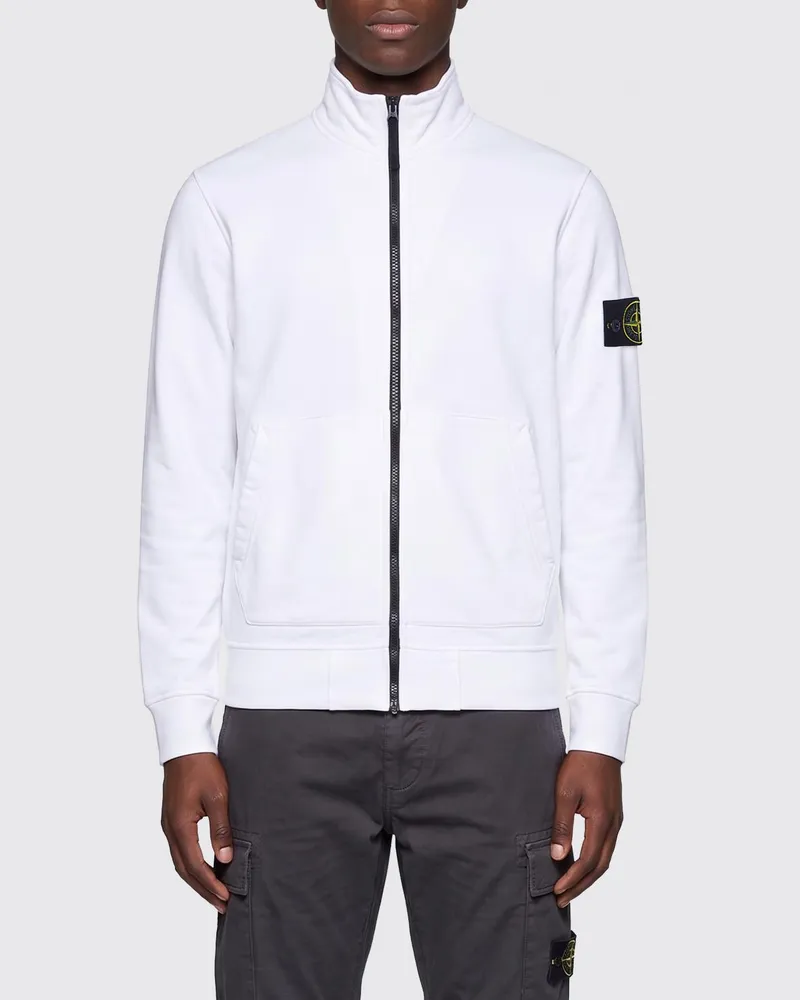 Stone Island Pullover herren Weiß