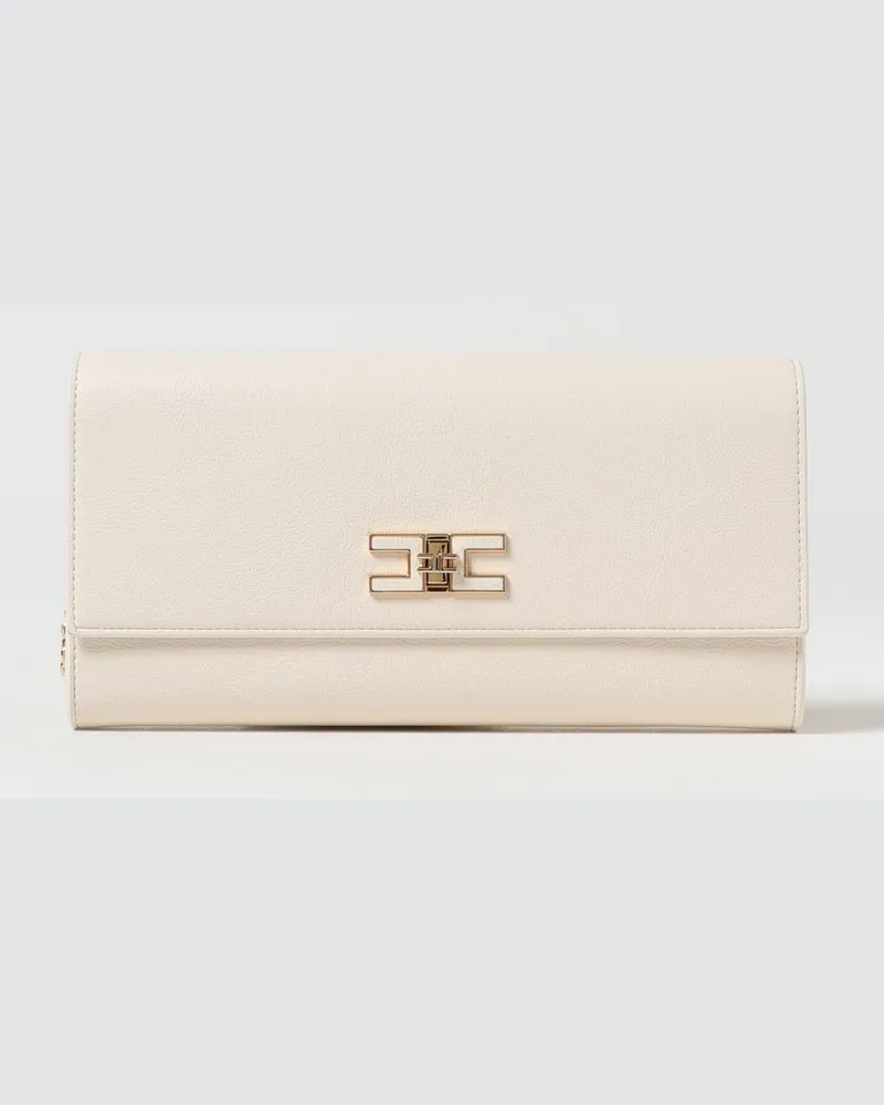 Elisabetta Franchi Schultertasche damen Weiß