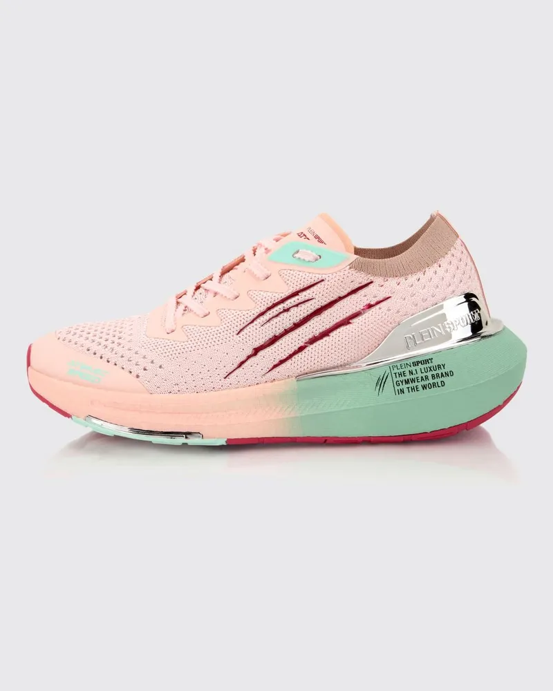Philipp Plein Sneakers Atomic Speed aus Häkelstrick Grün