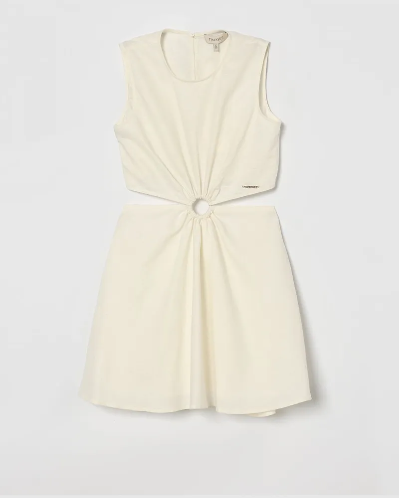 Twin-Set Kleid kinder Weiß