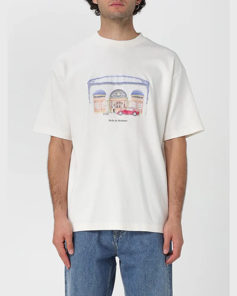 Drôle de Monsieur T-shirt herren Weiß
