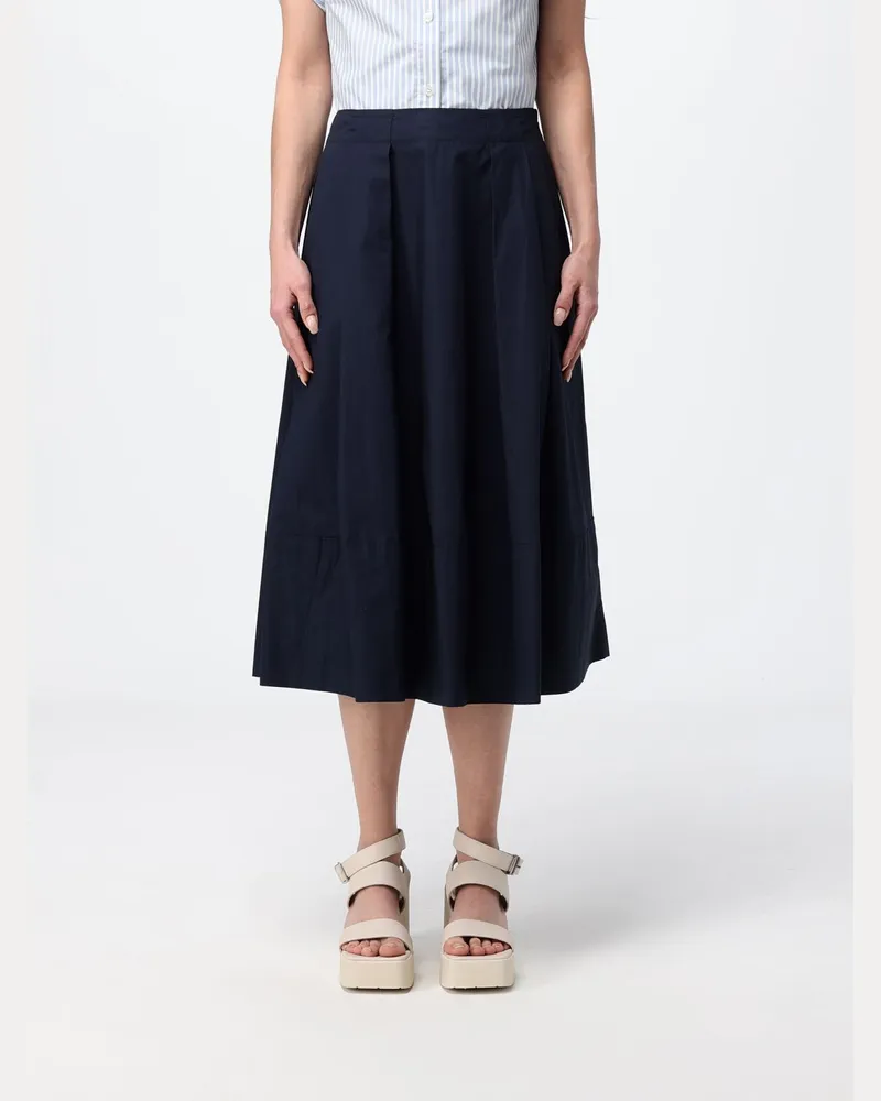 Woolrich Baumwollrock Blau