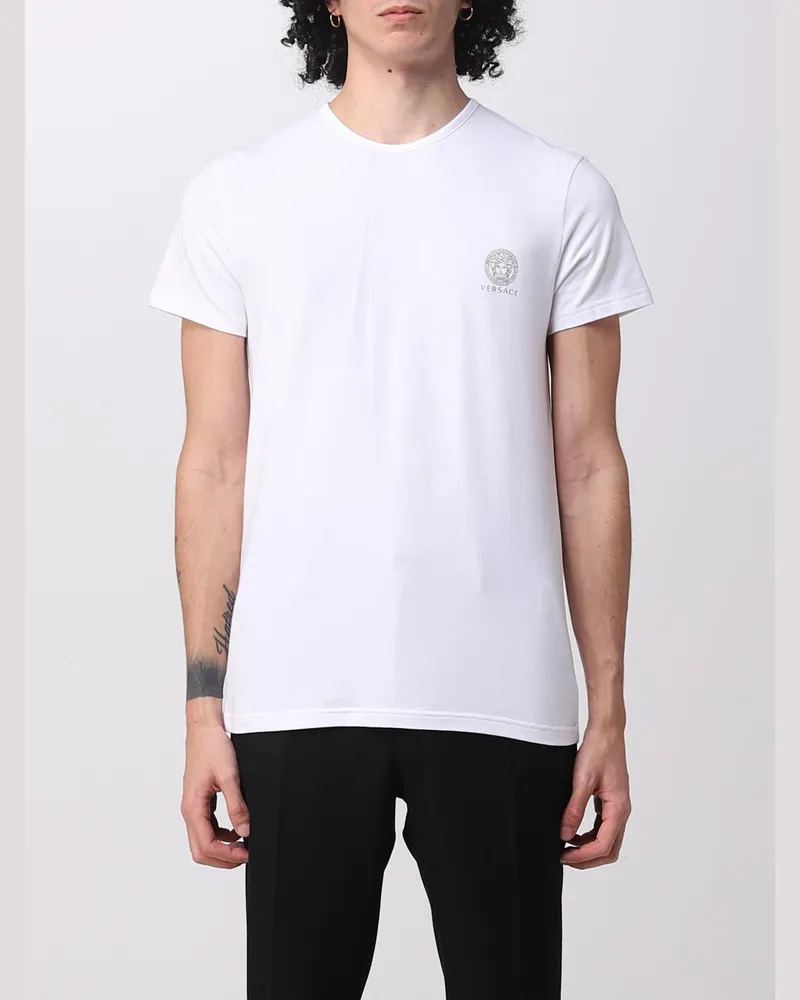 Versace T-shirt herren Weiß