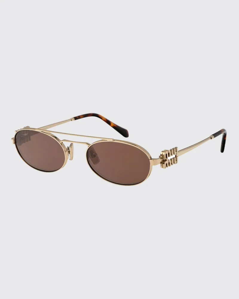 Miu Miu Sonnenbrille damen Gold