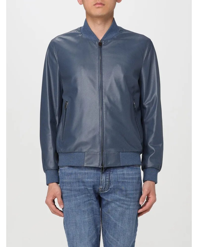 Brioni Jacke Blau