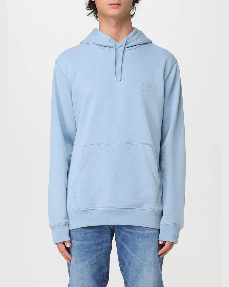 HUGO BOSS Sweatshirt herren Hellblau