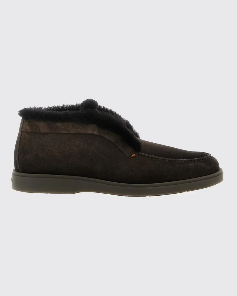 Santoni Schuhe herren Braun