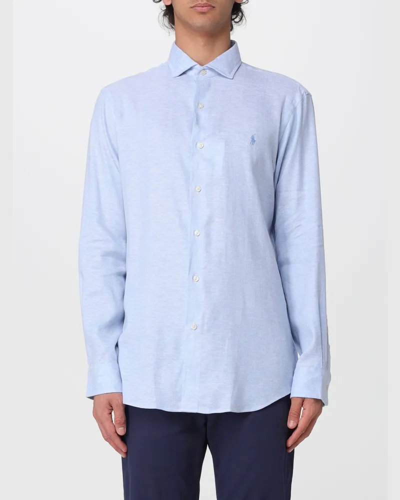 Ralph Lauren Baumwollmischgewebe Hemd Blau