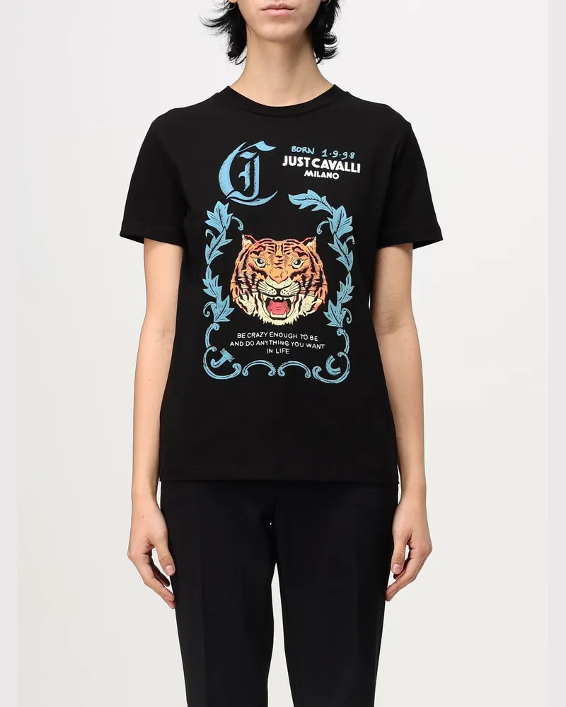 Just Cavalli T-shirt damen Schwarz