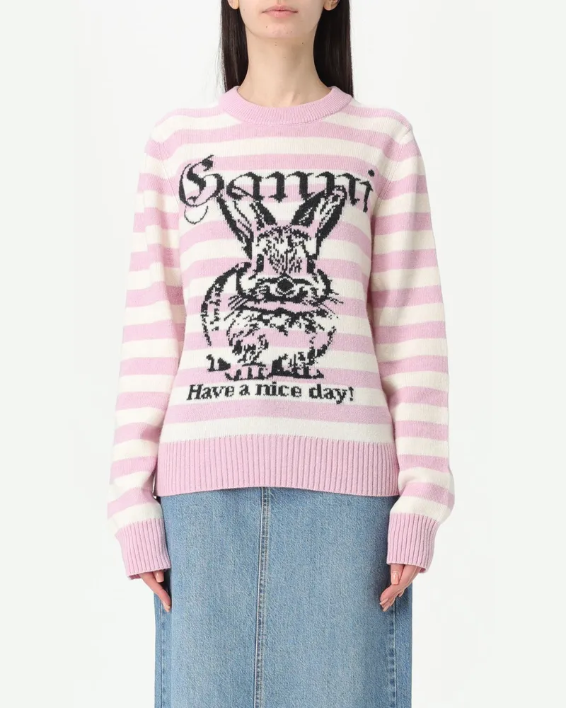 Ganni Pullover damen Pink