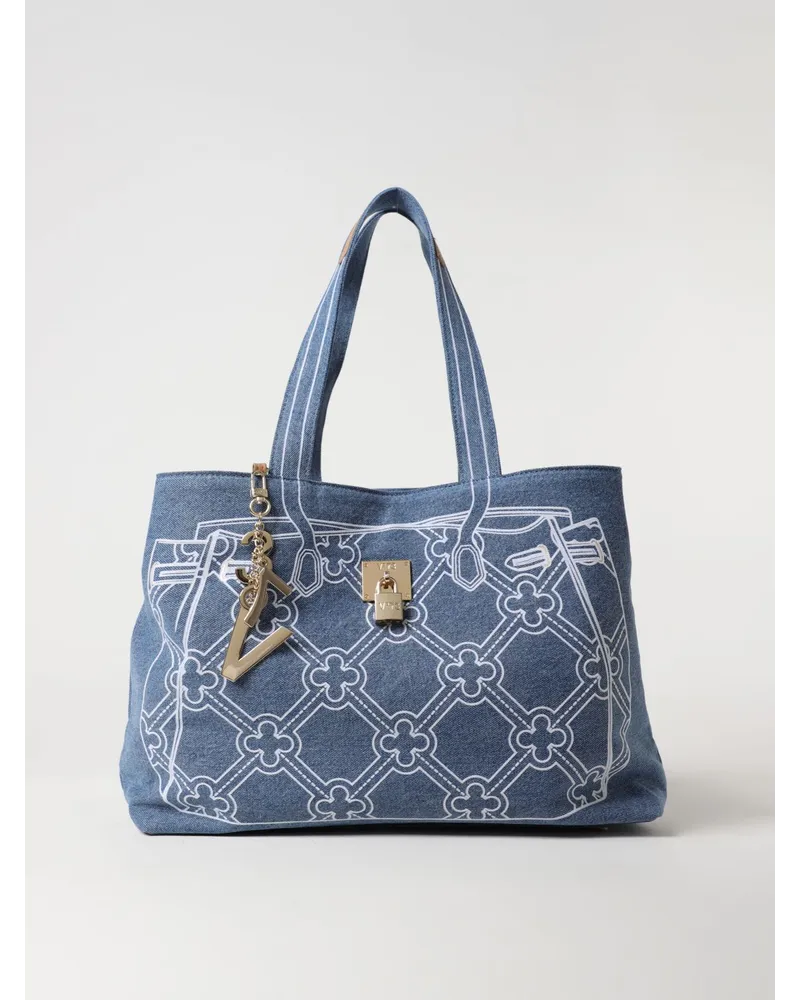 V°73 Schultertasche Blau