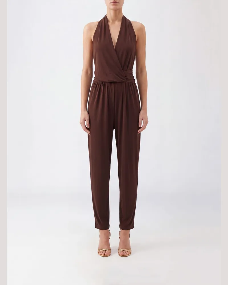 ANDAMANE Jumpsuit damen Braun