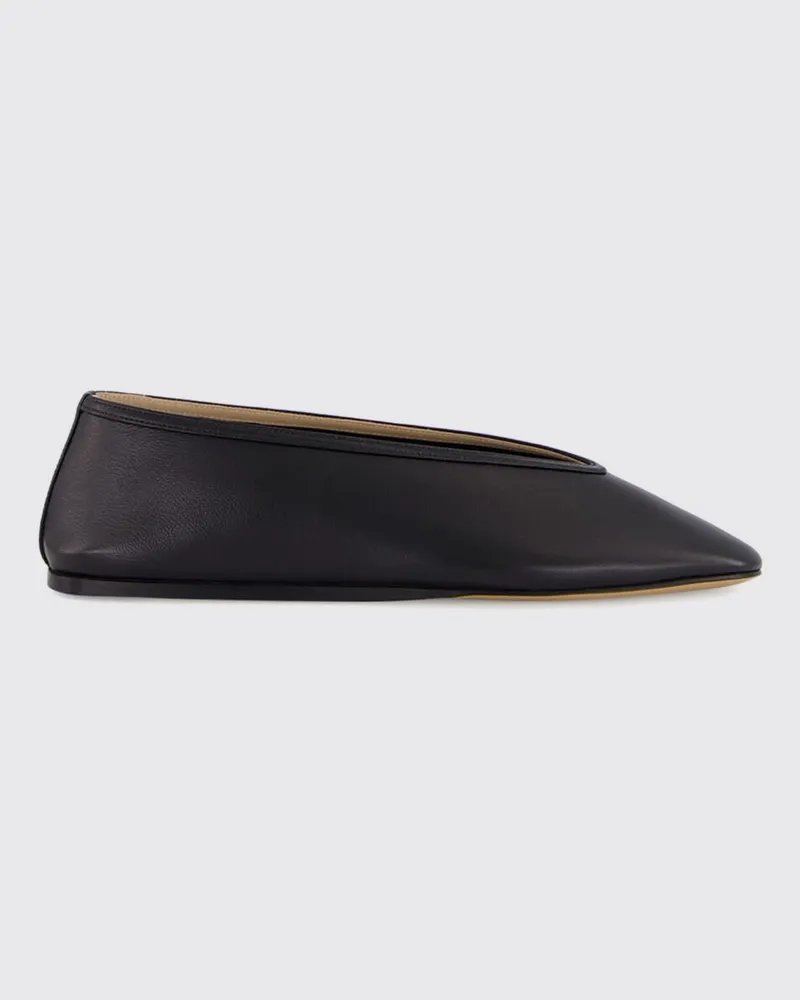 Le Monde Béryl Ballerinas aus Leder Schwarz