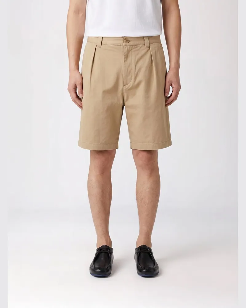 A.P.C. Shorts aus Bio-Baumwolle Beige