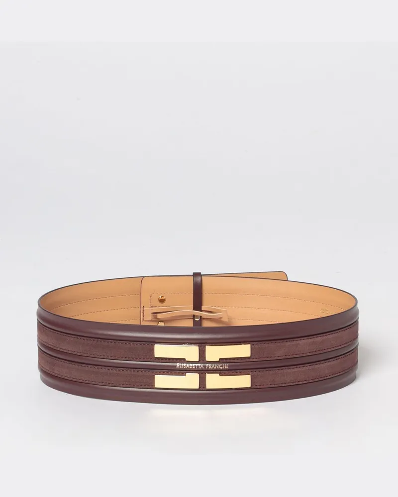 Elisabetta Franchi Gürtel damen Haselnuss
