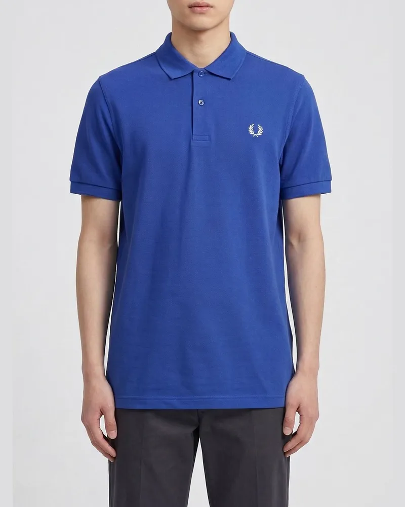 Fred Perry Polo herren Blau