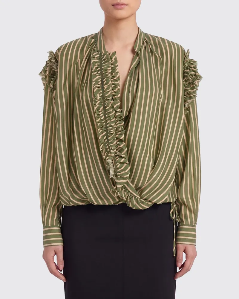 Dries van Noten Hemdbluse damen Grün
