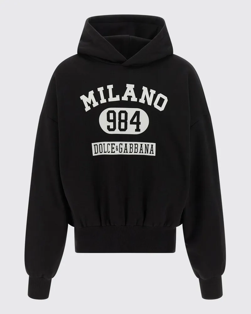 Dolce & Gabbana Sweatshirt herren Dolce & Gabbana Schwarz