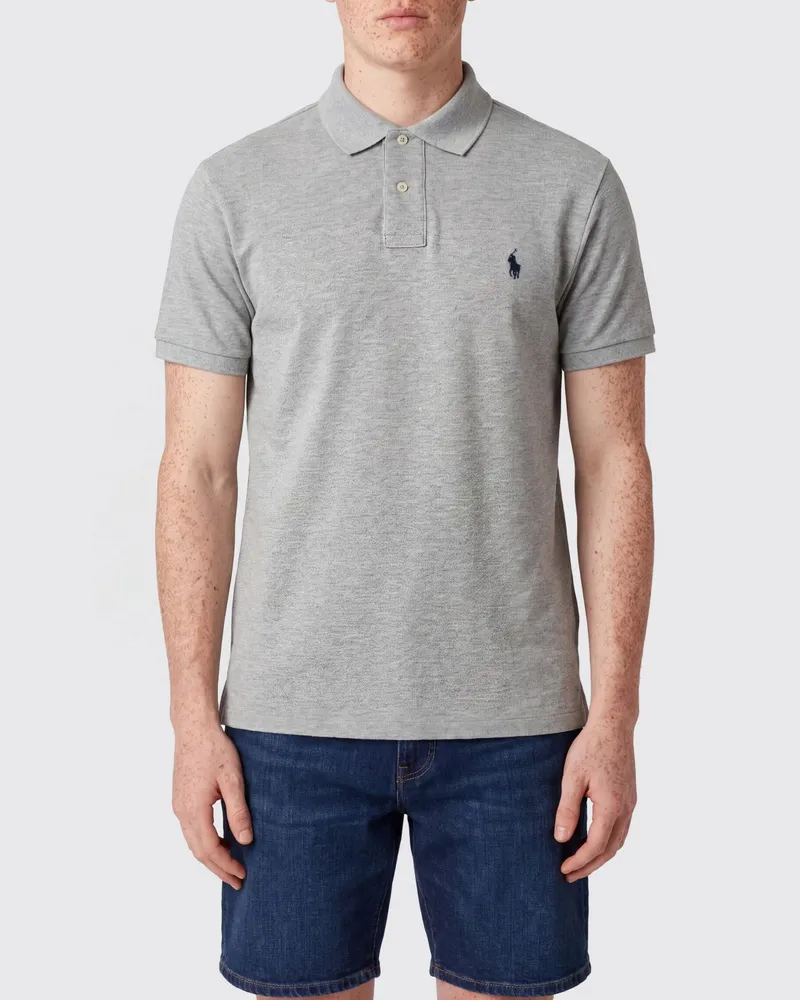 Ralph Lauren Baumwoll Polohemd Grau
