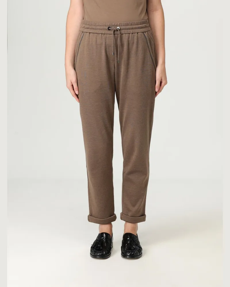 Brunello Cucinelli Hose damen Braun