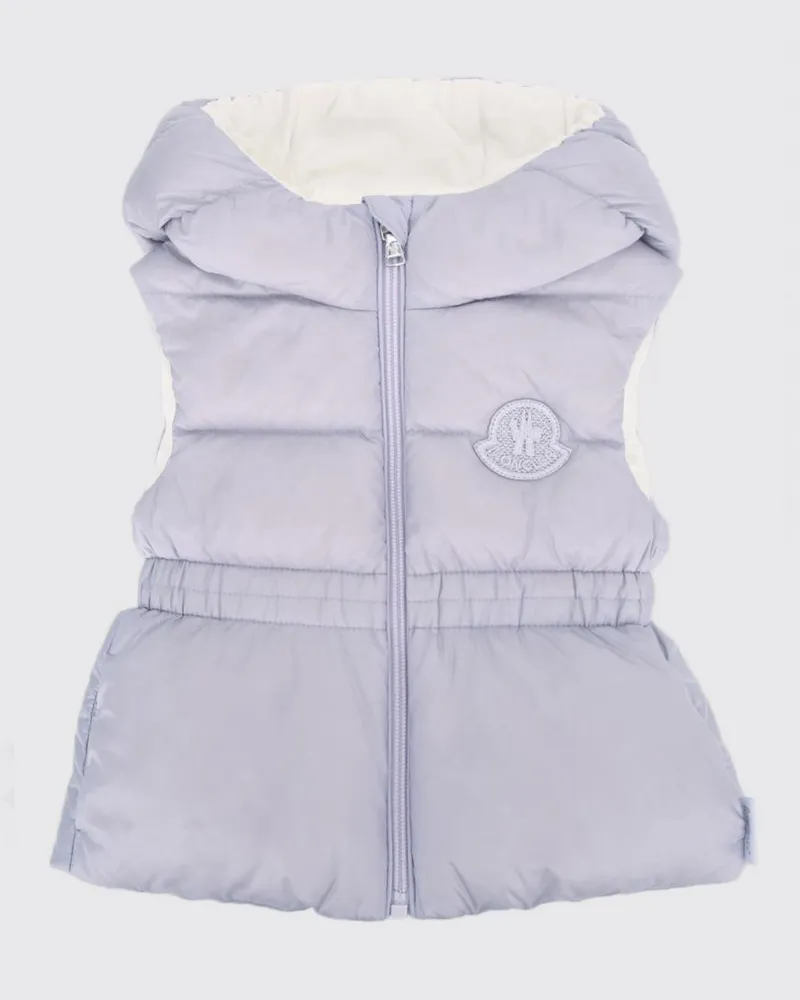 Moncler Wasserabweisende Tuquerouye Nylonweste für Jungen mit Kapuze Ice