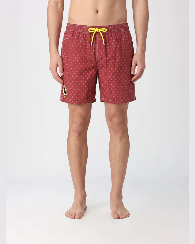 MC2 Saint Barth Bedruckte Boxer-Badehose Cherry
