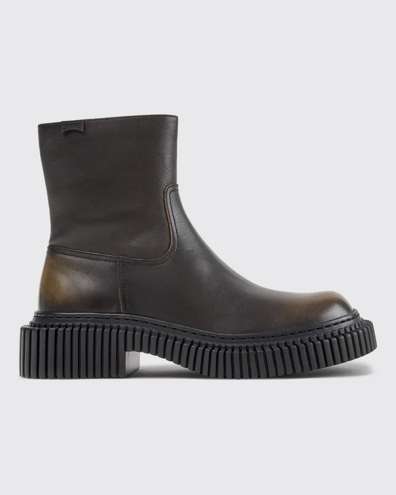 Camper Pix Berlin Stiefeletten aus Kalbsleder in Used-Optik Bunt