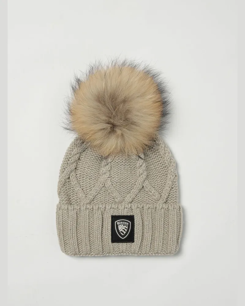 Blauer Hut damen Grau