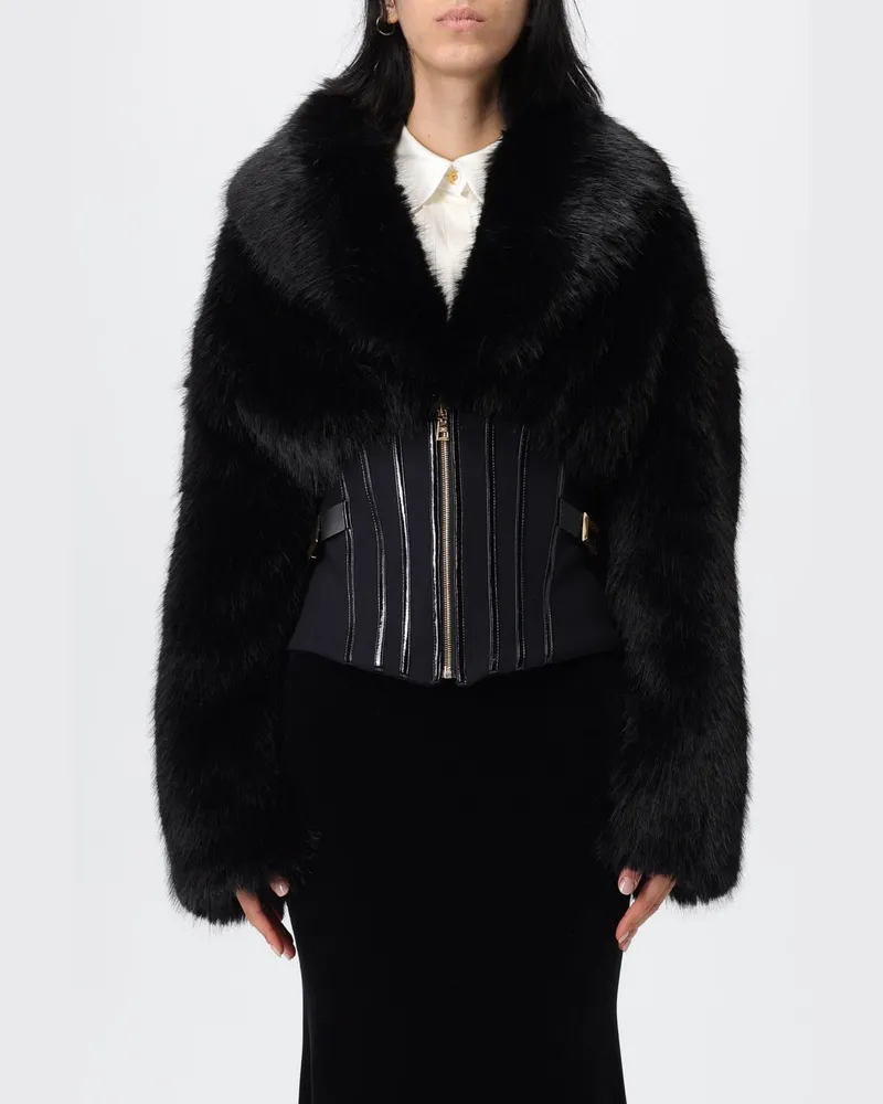 Elisabetta Franchi Jacke damen Schwarz