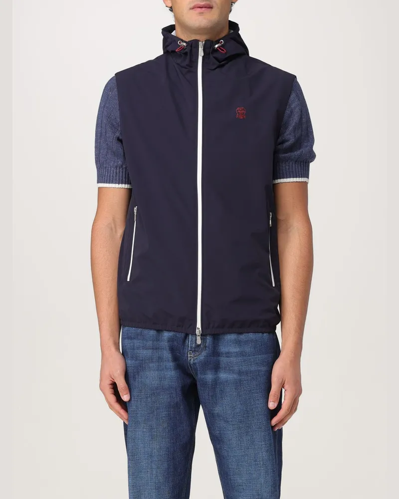 Brunello Cucinelli Jacke herren Navy
