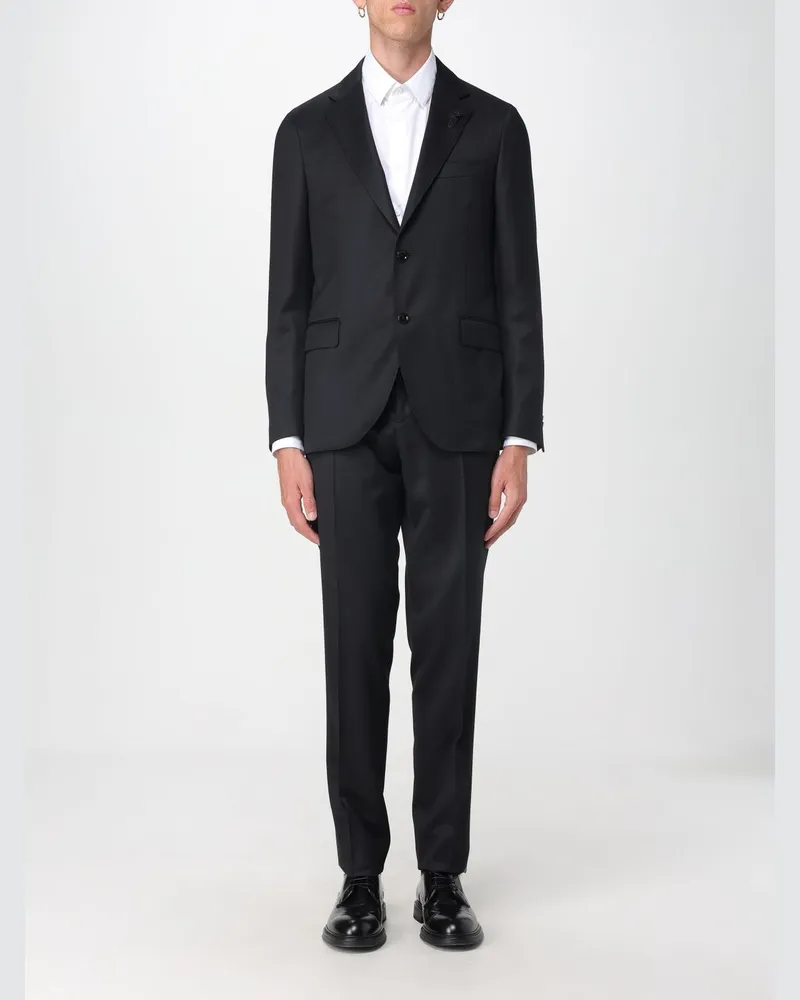 LARDINI Anzug herren Schwarz