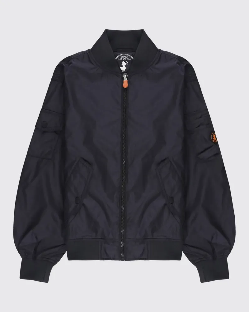 Save The Duck Bomberjacke aus Nylon Schwarz
