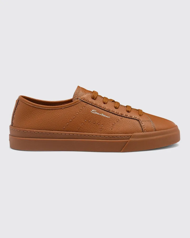 Santoni Sneakers herren Braun