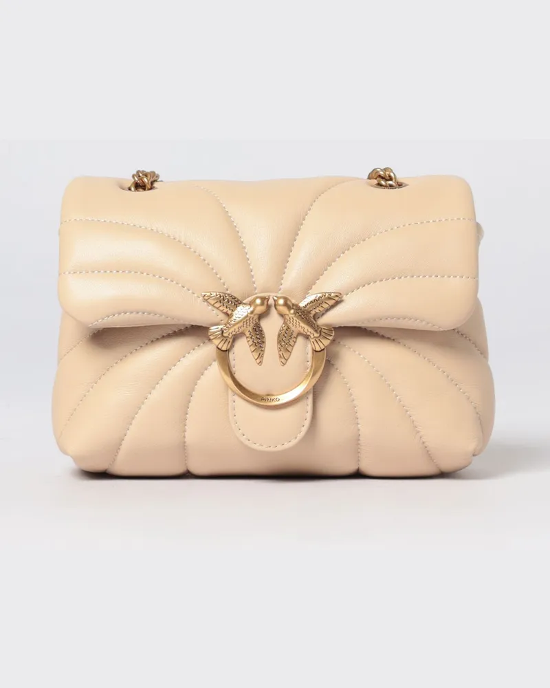 Pinko Schultertasche damen Beige