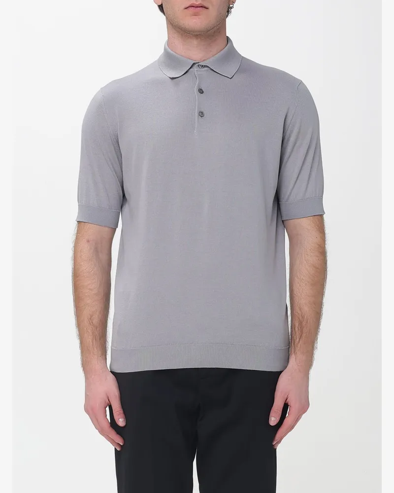 LARDINI Polo herren Grau