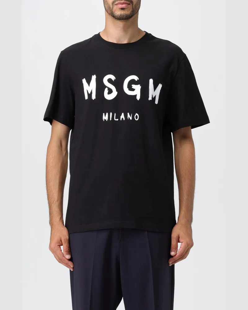 MSGM T-shirt herren Schwarz