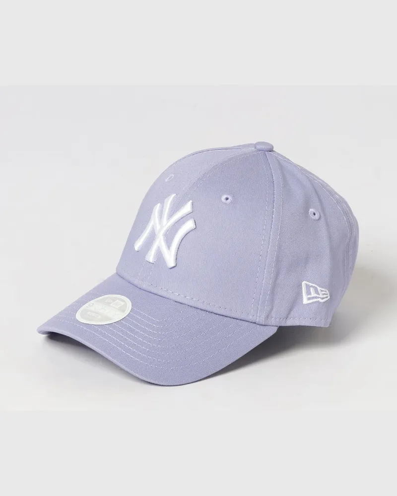 New Era 9Forty NY Yankees Baseballkappe aus Baumwolle mit gesticktem Logo Violett