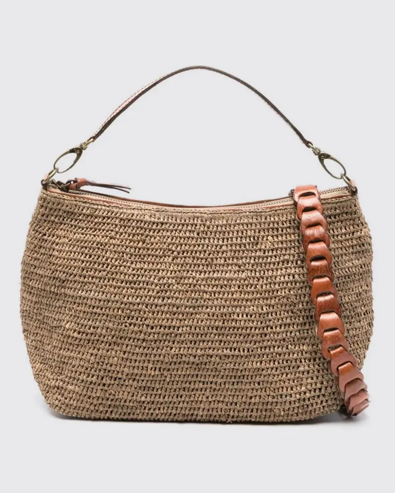 IBELIV Schultertasche damen Braun