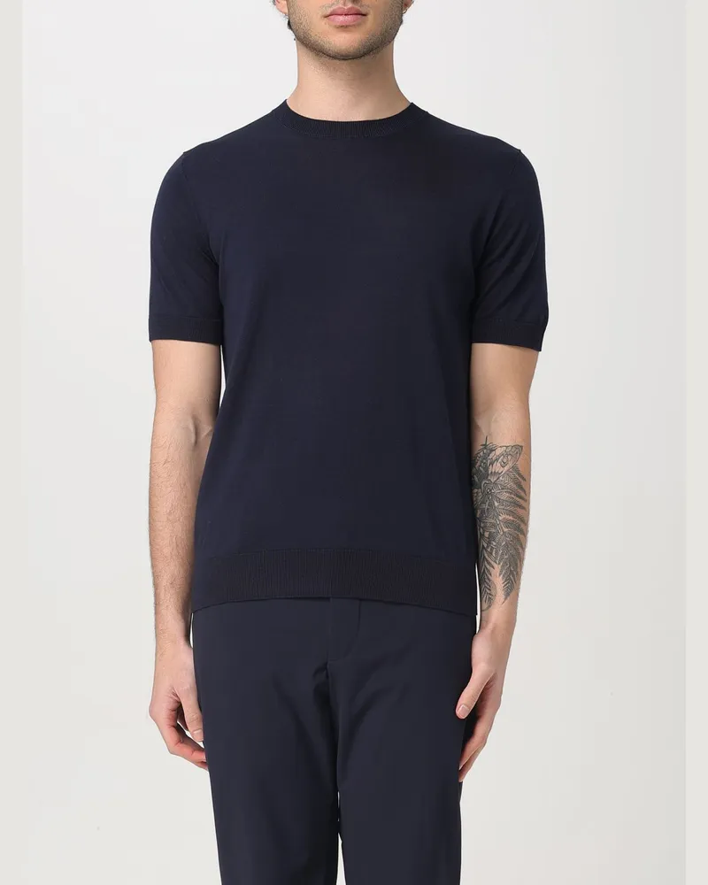Paolo Pecora Milano T-shirt herren Blau