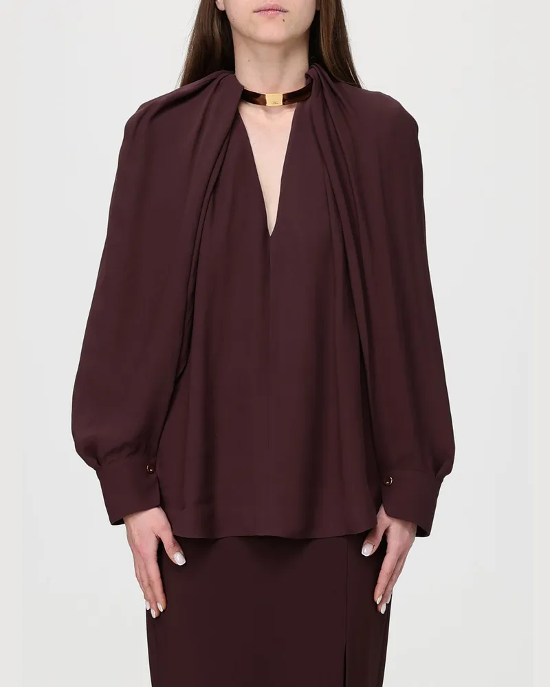 Elisabetta Franchi Hemdbluse damen Braun