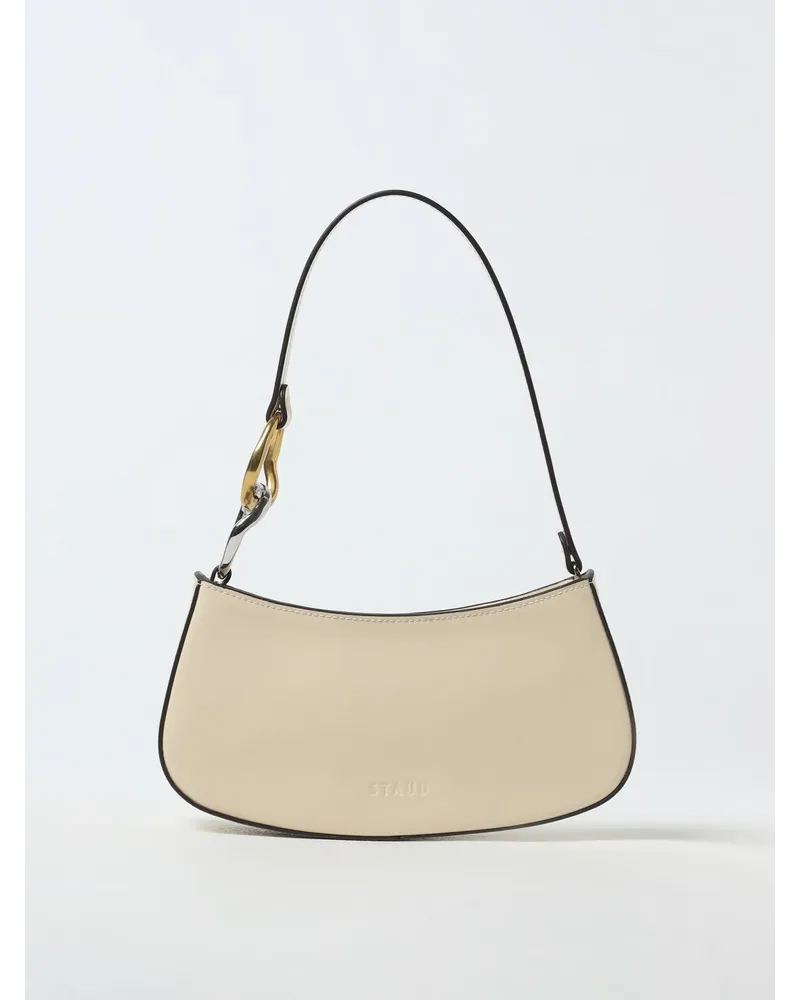 STAUD Schultertasche Cream