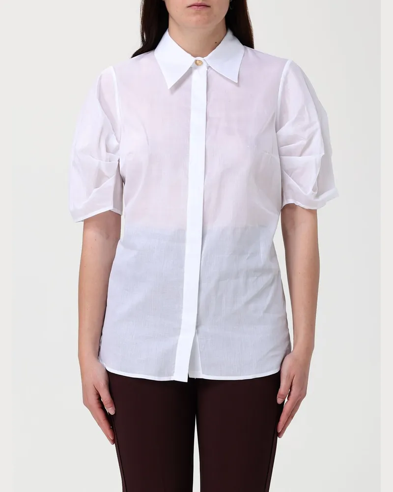 Elisabetta Franchi Hemdbluse damen Weiß